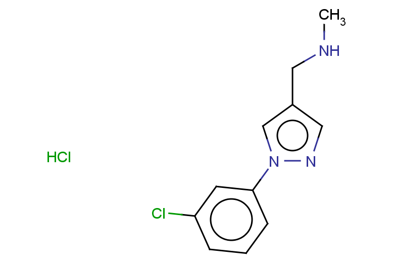 {[1-(3-chlorophenyl)-1H-pyrazol-4-yl]methyl}(methyl)amine hydrochloride