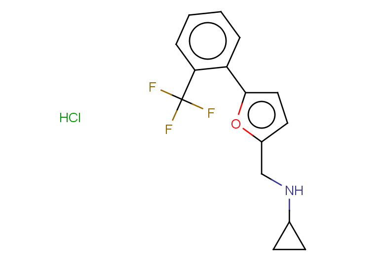 N-({5-[2-(trifluoromethyl)phenyl]furan-2-yl}methyl)cyclopropanamine hydrochloride