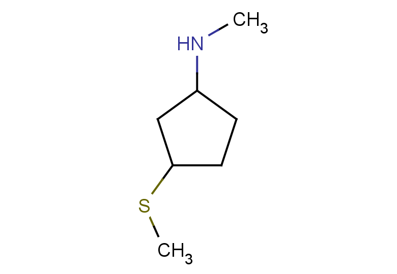 N-methyl-3-(methylsulfanyl)cyclopentan-1-amine