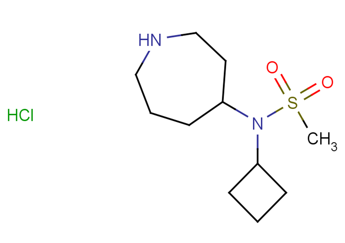 N-(azepan-4-yl)-N-cyclobutylmethanesulfonamide hydrochloride