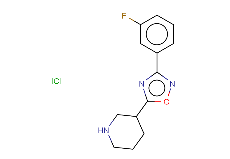 3-[3-(3-fluorophenyl)-1,2,4-oxadiazol-5-yl]piperidine hydrochloride