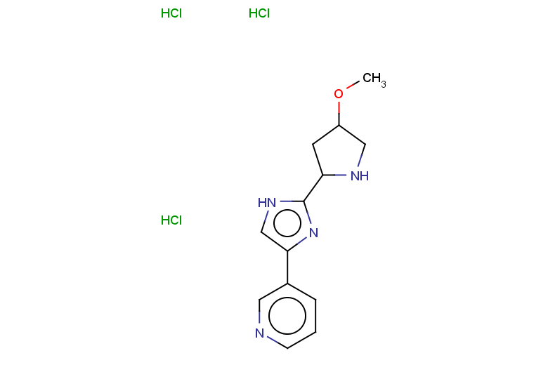 3-[2-(4-methoxypyrrolidin-2-yl)-1H-imidazol-4-yl]pyridine trihydrochloride