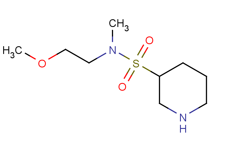 N-(2-methoxyethyl)-N-methylpiperidine-3-sulfonamide