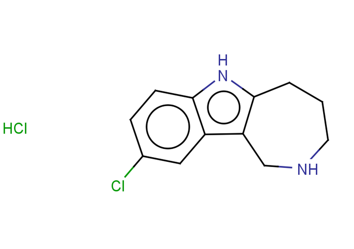 9-chloro-1H,2H,3H,4H,5H,6H-azepino[4,3-b]indole hydrochloride