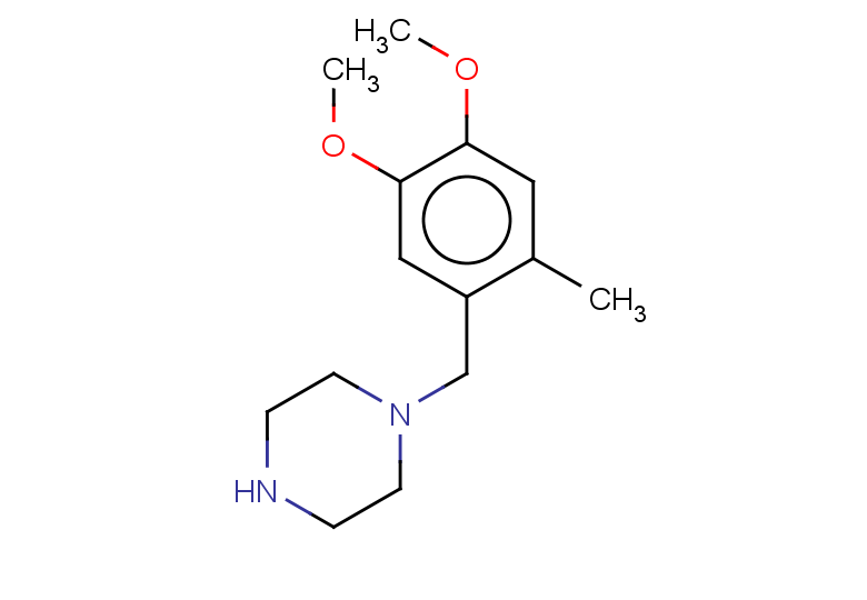 1-[(4,5-dimethoxy-2-methylphenyl)methyl]piperazine