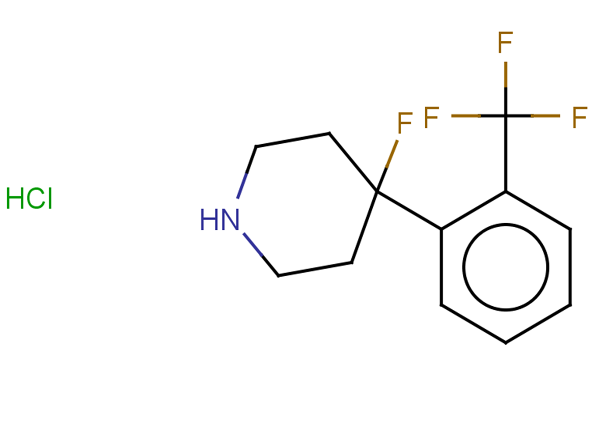 4-fluoro-4-[2-(trifluoromethyl)phenyl]piperidine hydrochloride
