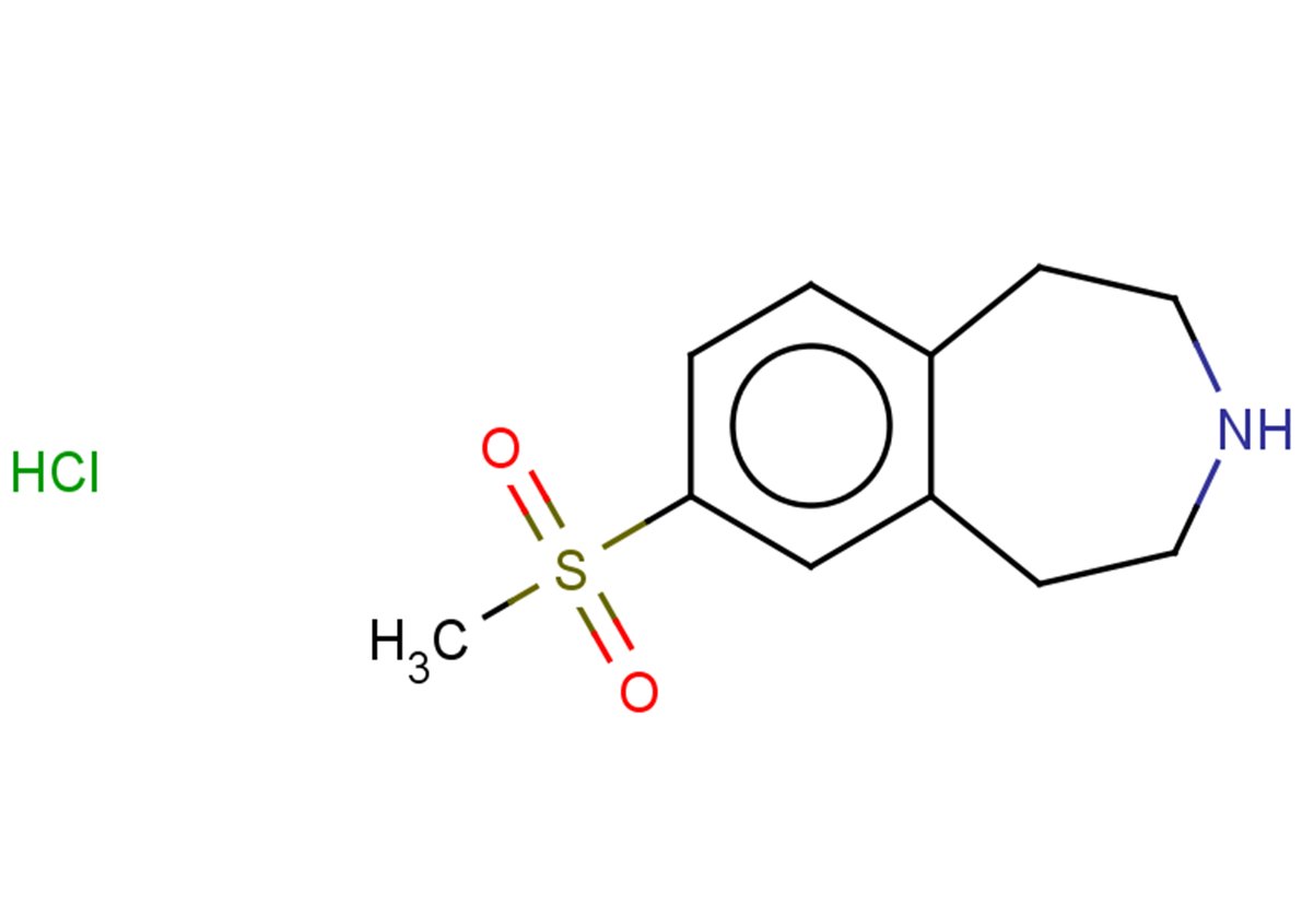 7-methanesulfonyl-2,3,4,5-tetrahydro-1H-3-benzazepine hydrochloride