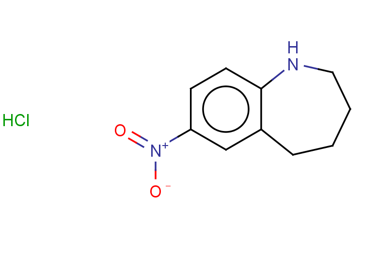 7-nitro-2,3,4,5-tetrahydro-1H-1-benzazepine hydrochloride