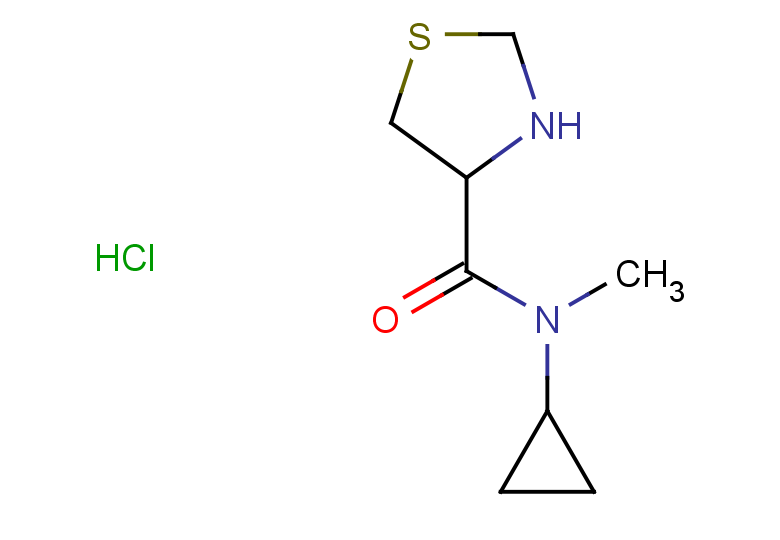 N-cyclopropyl-N-methyl-1,3-thiazolidine-4-carboxamide hydrochloride