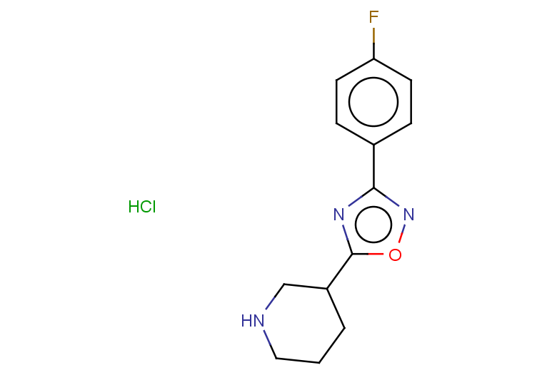 3-[3-(4-fluorophenyl)-1,2,4-oxadiazol-5-yl]piperidine hydrochloride
