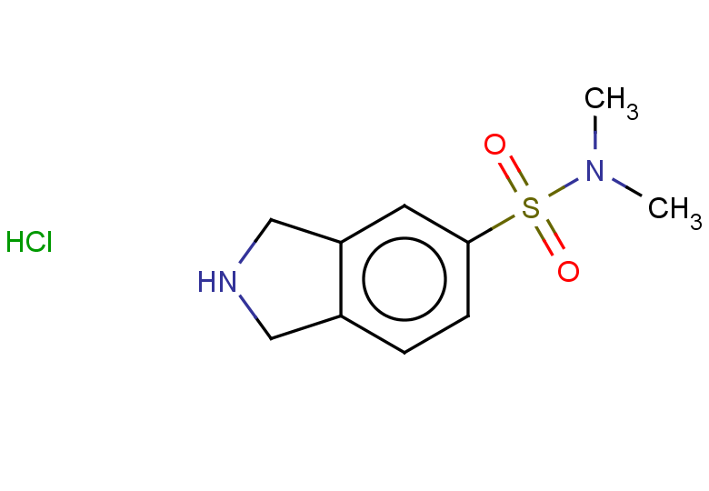 N,N-dimethyl-2,3-dihydro-1H-isoindole-5-sulfonamide hydrochloride