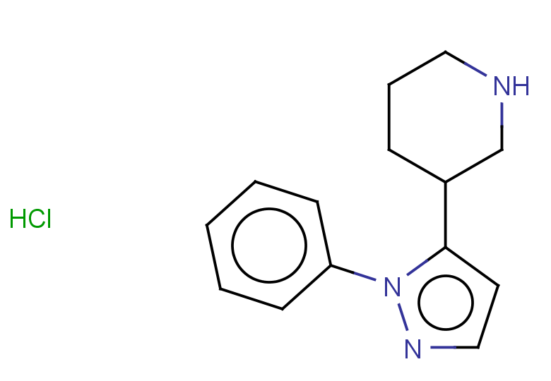 3-(1-phenyl-1H-pyrazol-5-yl)piperidine hydrochloride