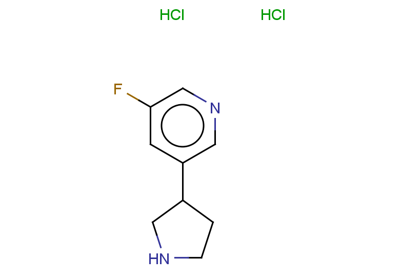 3-fluoro-5-(pyrrolidin-3-yl)pyridine dihydrochloride