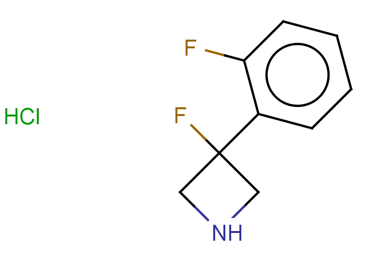 3-fluoro-3-(2-fluorophenyl)azetidine hydrochloride