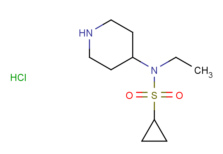 N-ethyl-N-(piperidin-4-yl)cyclopropanesulfonamide hydrochloride