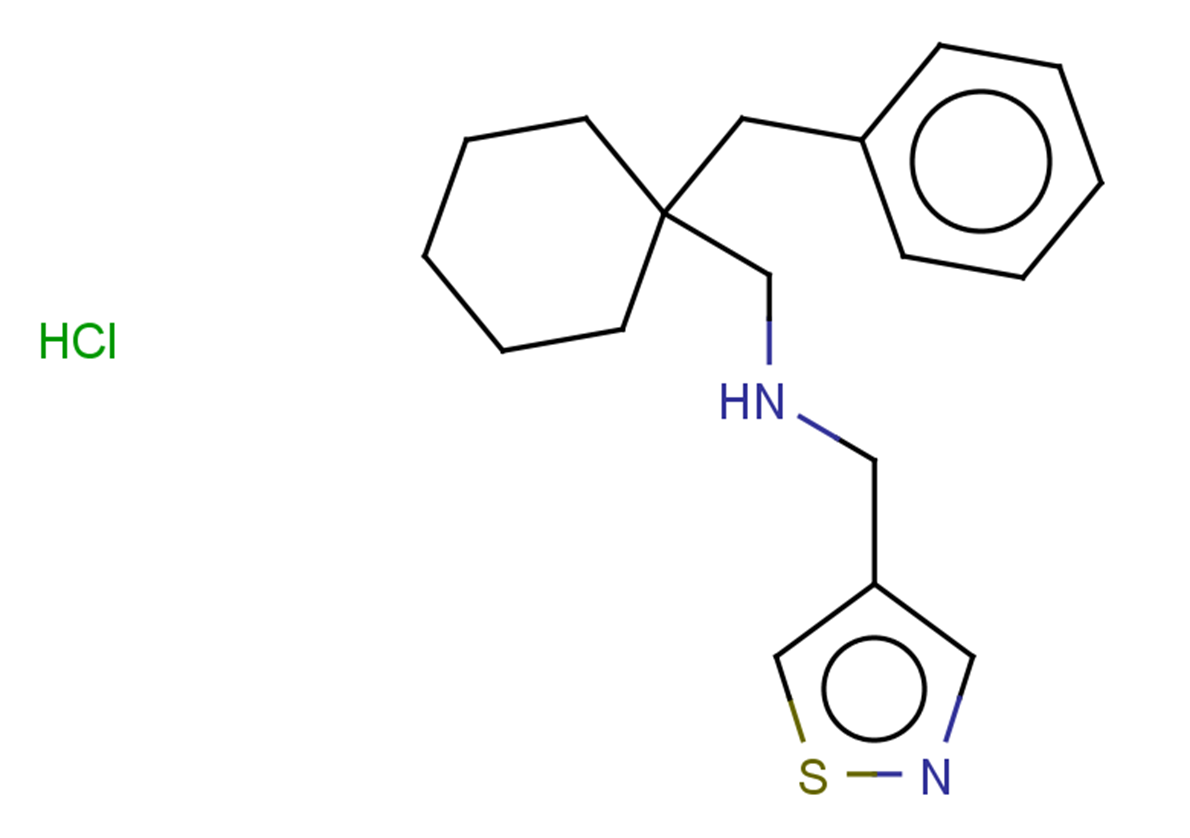[(1-benzylcyclohexyl)methyl][(1,2-thiazol-4-yl)methyl]amine hydrochloride