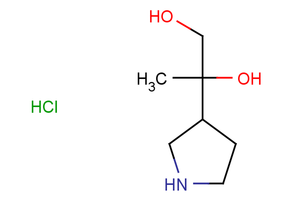 2-(pyrrolidin-3-yl)propane-1,2-diol hydrochloride
