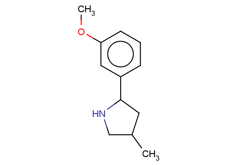2-(3-methoxyphenyl)-4-methylpyrrolidine, Mixture of diastereomers