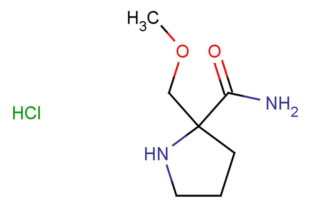 2-(methoxymethyl)pyrrolidine-2-carboxamide hydrochloride