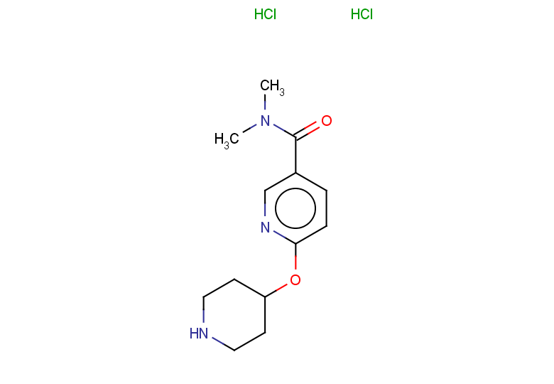 N,N-dimethyl-6-(piperidin-4-yloxy)pyridine-3-carboxamide dihydrochloride
