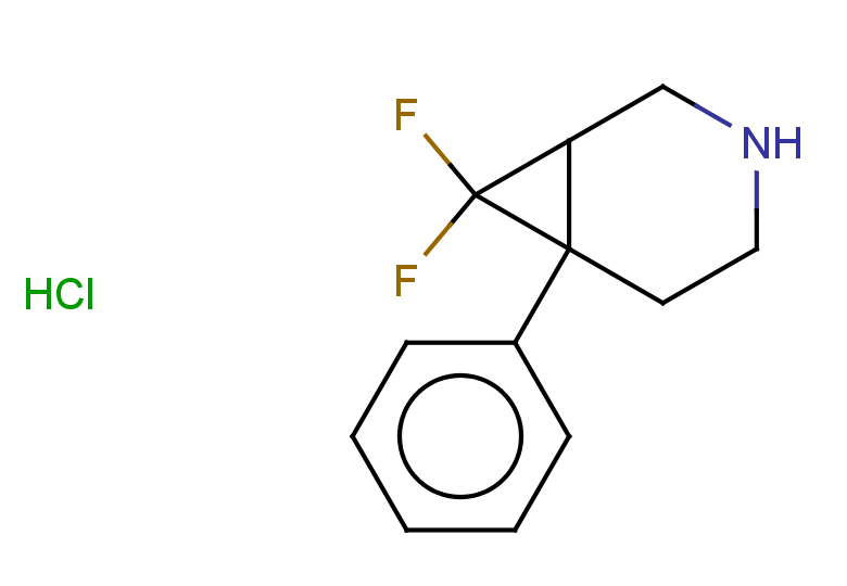 7,7-difluoro-6-phenyl-3-azabicyclo[4.1.0]heptane hydrochloride