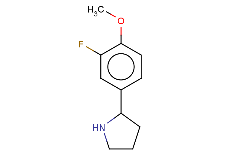 2-(3-fluoro-4-methoxyphenyl)pyrrolidine