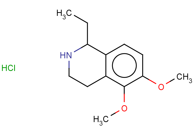 1-ethyl-5,6-dimethoxy-1,2,3,4-tetrahydroisoquinoline hydrochloride