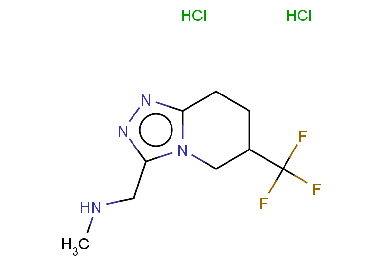 methyl({[6-(trifluoromethyl)-5H,6H,7H,8H-[1,2,4]triazolo[4,3-a]pyridin-3-yl]methyl})amine dihydrochloride