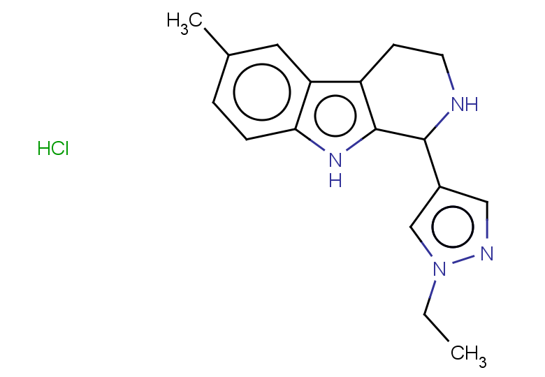 1-ethyl-4-{6-methyl-1H,2H,3H,4H,9H-pyrido[3,4-b]indol-1-yl}-1H-pyrazole hydrochloride