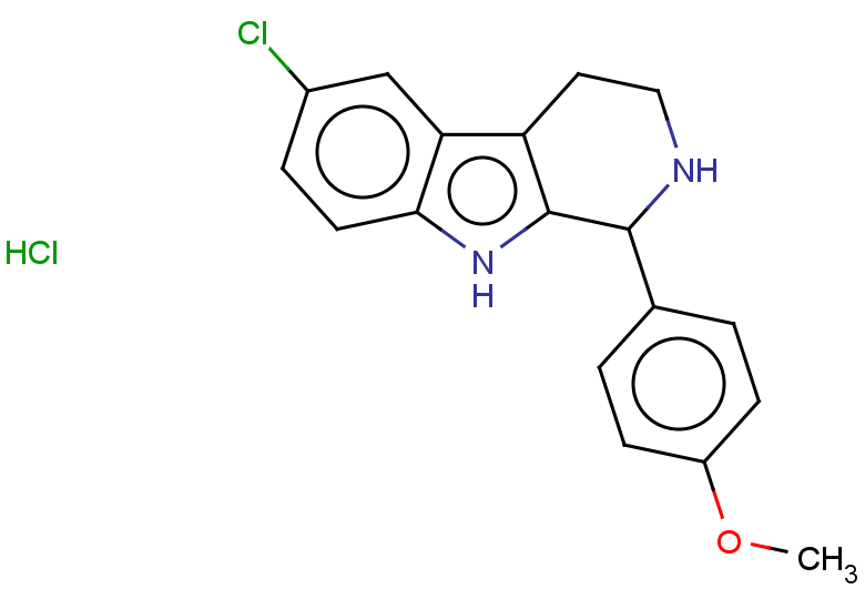 6-chloro-1-(4-methoxyphenyl)-1H,2H,3H,4H,9H-pyrido[3,4-b]indole hydrochloride