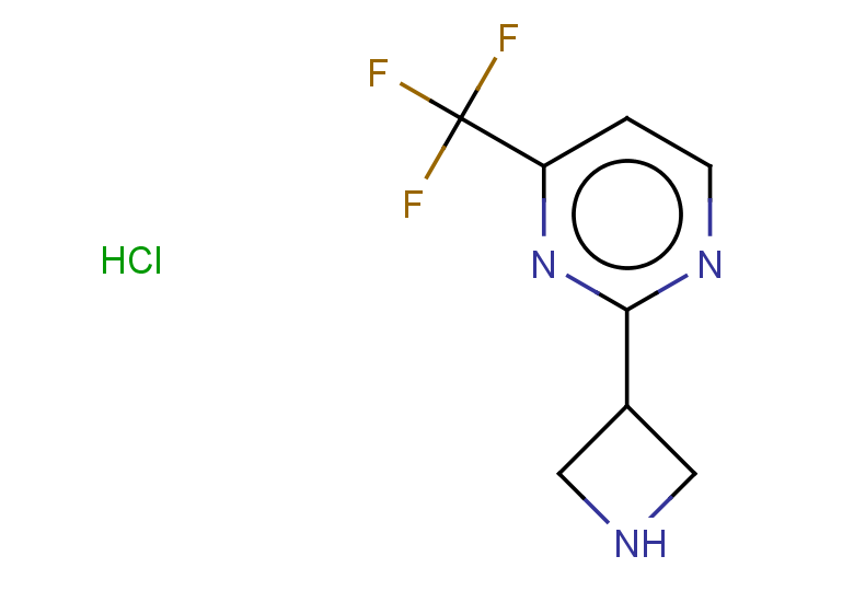 2-(azetidin-3-yl)-4-(trifluoromethyl)pyrimidine hydrochloride