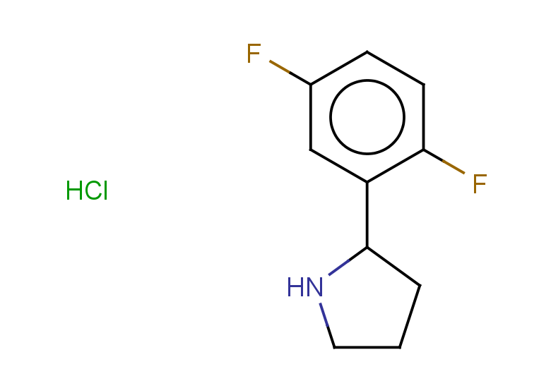 2-(2,5-difluorophenyl)pyrrolidine hydrochloride