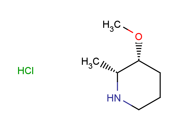 rac-(2R,3R)-3-methoxy-2-methylpiperidine hydrochloride, cis