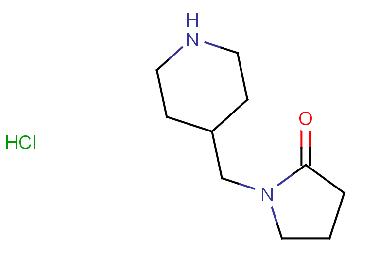 1-[(piperidin-4-yl)methyl]pyrrolidin-2-one hydrochloride