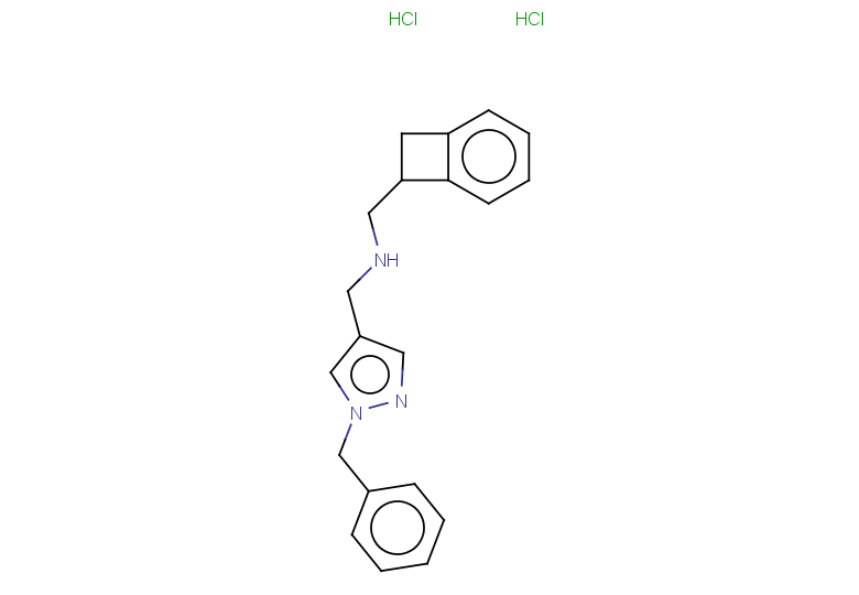 [(1-benzyl-1H-pyrazol-4-yl)methyl]({bicyclo[4.2.0]octa-1,3,5-trien-7-yl}methyl)amine dihydrochloride