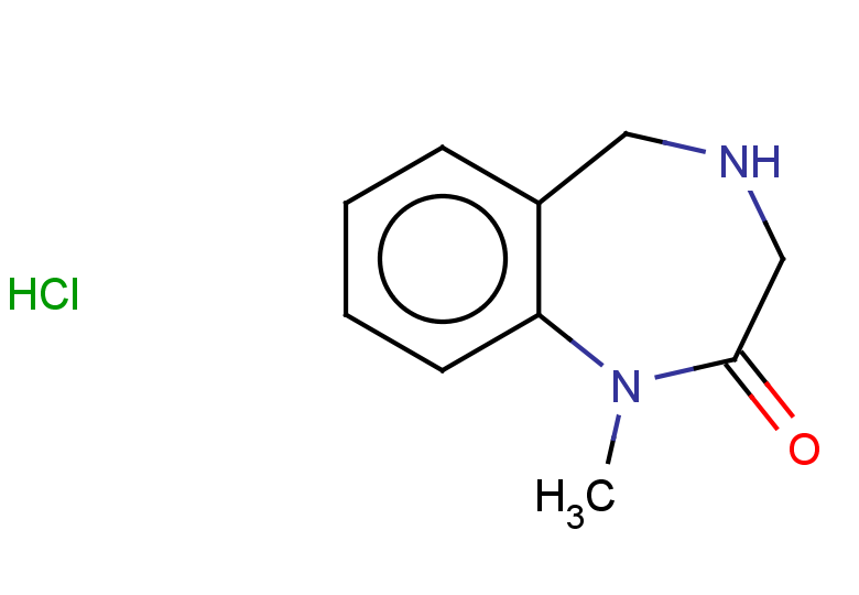 1-methyl-2,3,4,5-tetrahydro-1H-1,4-benzodiazepin-2-one hydrochloride