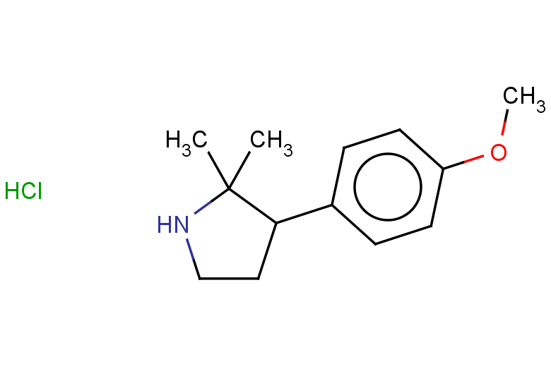 3-(4-methoxyphenyl)-2,2-dimethylpyrrolidine hydrochloride