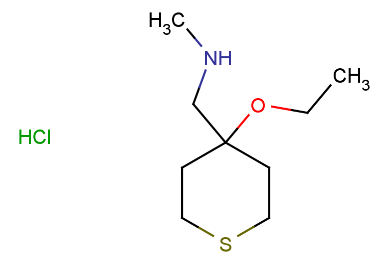 [(4-ethoxythian-4-yl)methyl](methyl)amine hydrochloride
