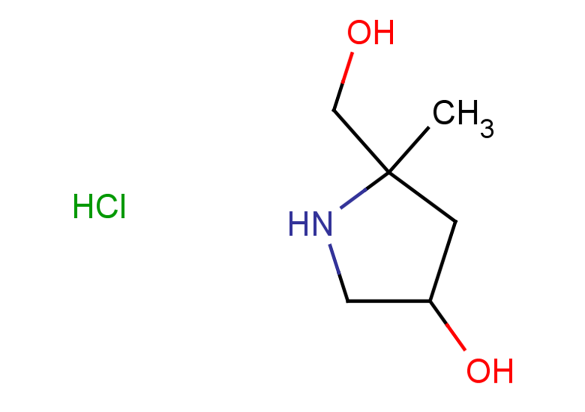 5-(hydroxymethyl)-5-methylpyrrolidin-3-ol hydrochloride
