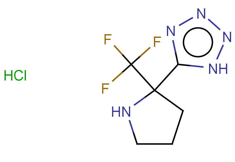 5-[2-(trifluoromethyl)pyrrolidin-2-yl]-1H-1,2,3,4-tetrazole hydrochloride