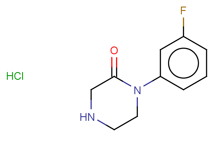 1-(3-fluorophenyl)piperazin-2-one hydrochloride