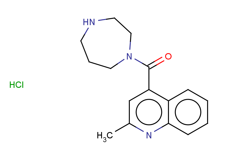 4-(1,4-diazepane-1-carbonyl)-2-methylquinoline hydrochloride