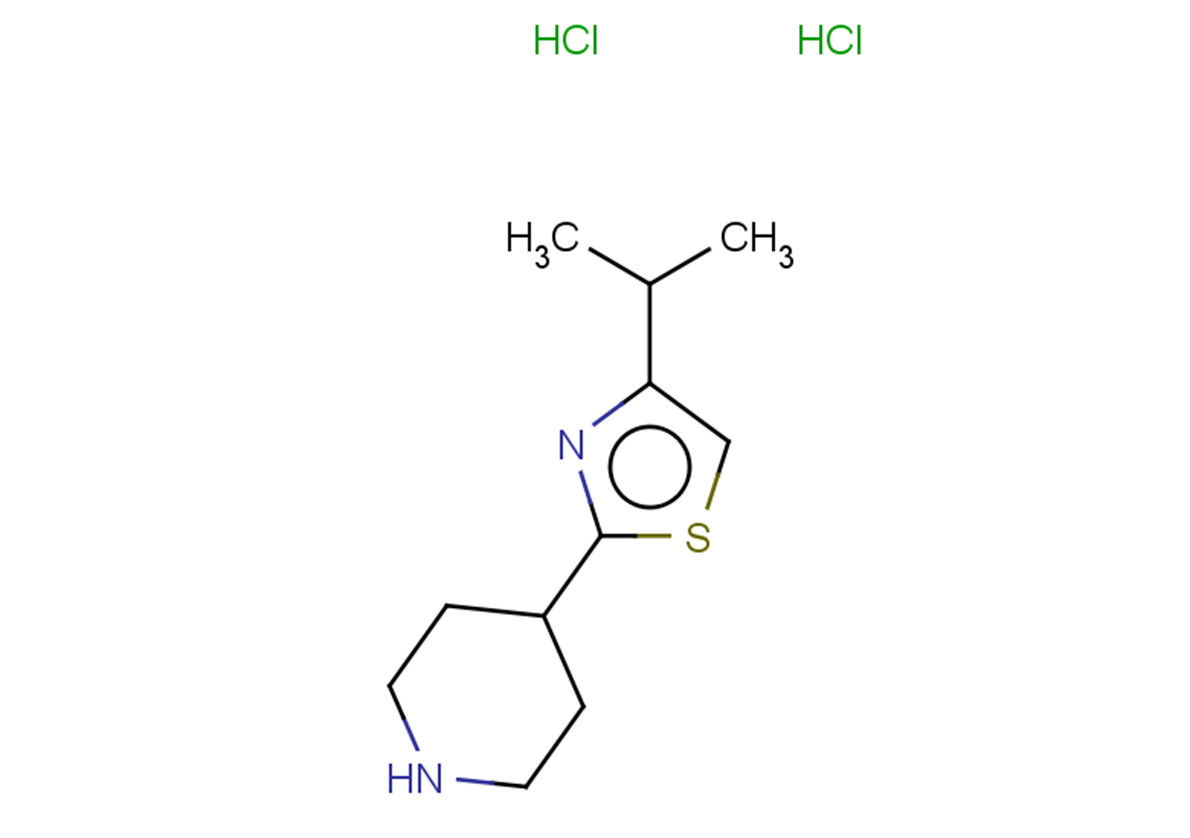 4-[4-(propan-2-yl)-1,3-thiazol-2-yl]piperidine dihydrochloride