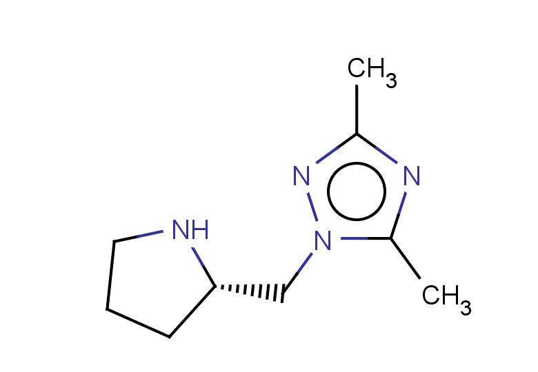 3,5-dimethyl-1-{[(2S)-pyrrolidin-2-yl]methyl}-1H-1,2,4-triazole