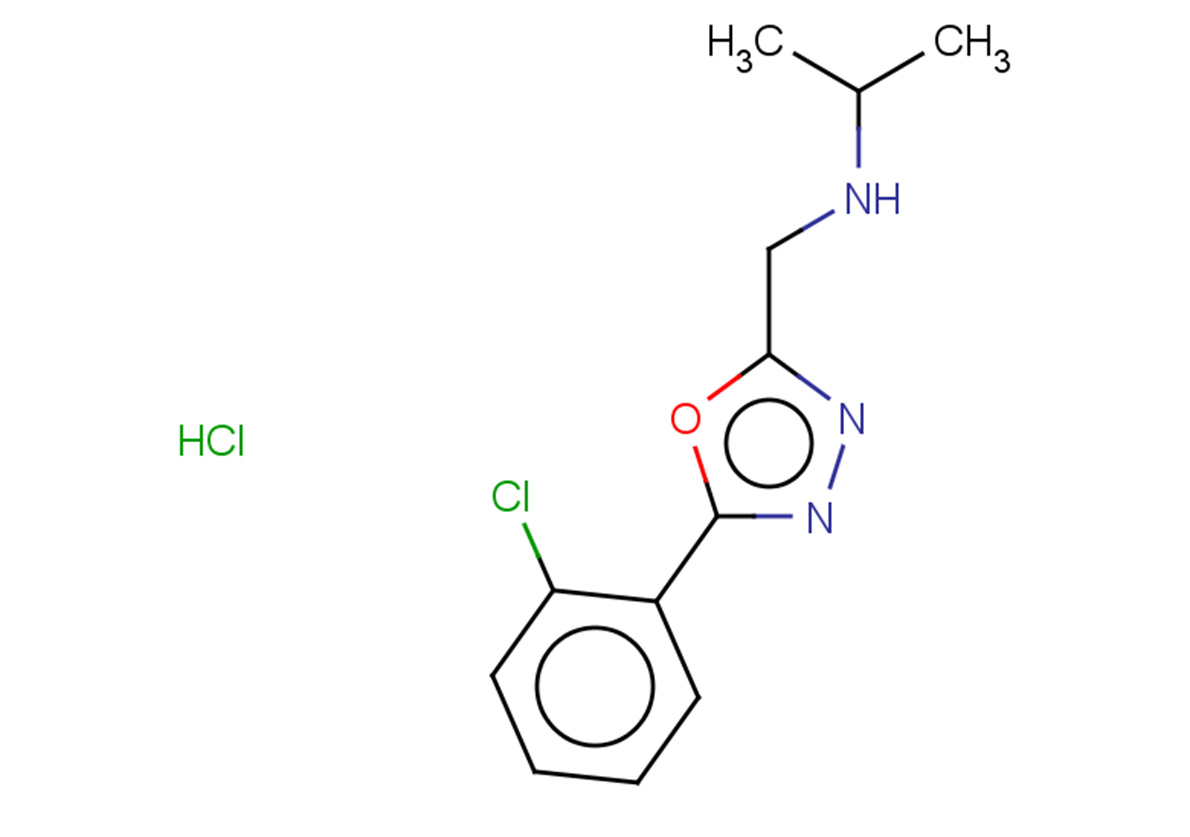 {[5-(2-chlorophenyl)-1,3,4-oxadiazol-2-yl]methyl}(propan-2-yl)amine hydrochloride