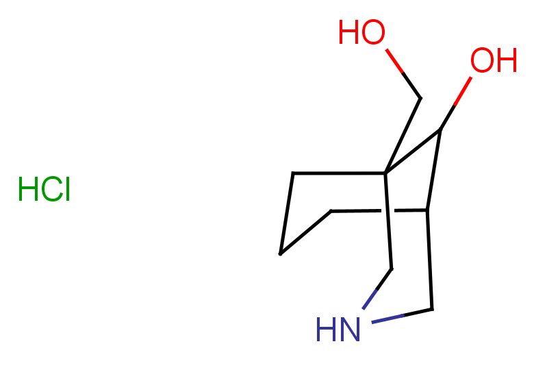 1-(hydroxymethyl)-3-azabicyclo[3.3.1]nonan-9-ol hydrochloride, Mixture of diastereomers