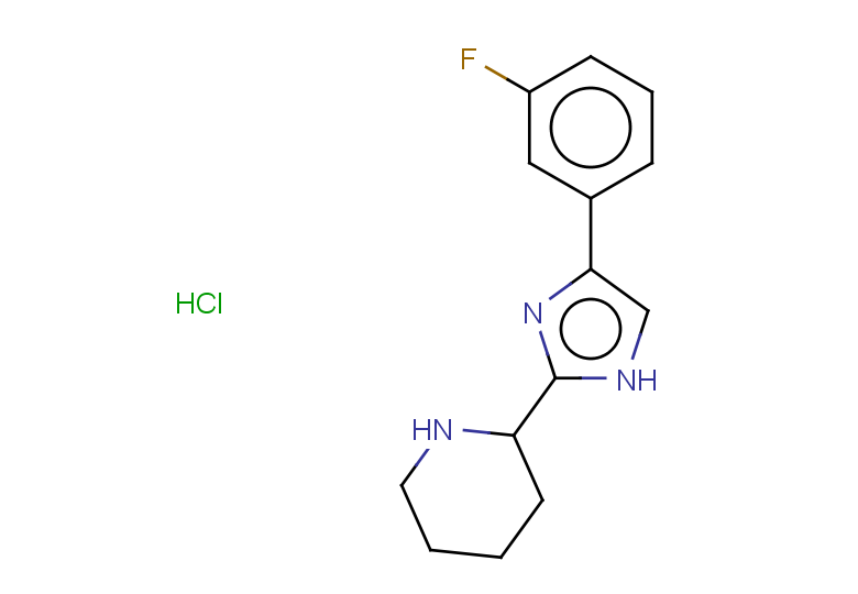 2-[4-(3-fluorophenyl)-1H-imidazol-2-yl]piperidine hydrochloride