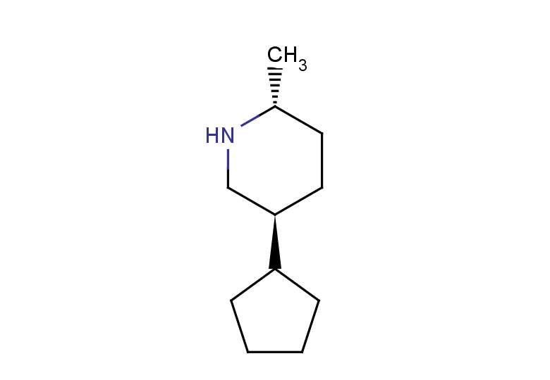 rac-(2R,5S)-5-cyclopentyl-2-methylpiperidine, trans