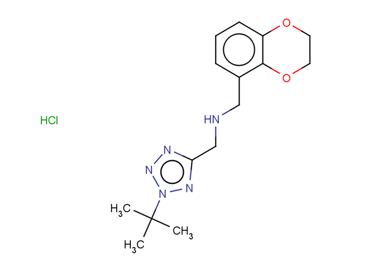 [(2-tert-butyl-2H-1,2,3,4-tetrazol-5-yl)methyl][(2,3-dihydro-1,4-benzodioxin-5-yl)methyl]amine hydrochloride