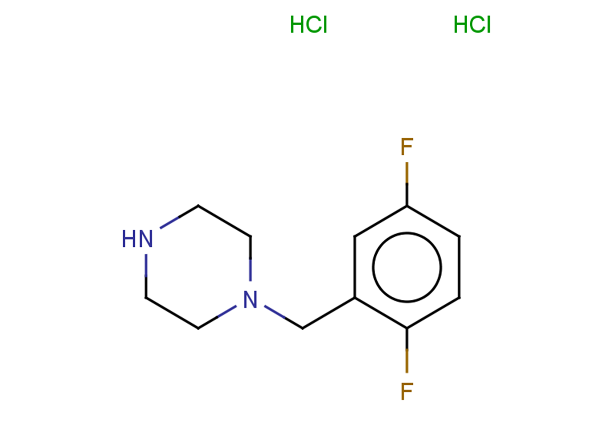 1-[(2,5-difluorophenyl)methyl]piperazine dihydrochloride